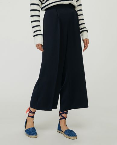  MAX&Co. - Quần kiểu nữ ống rộng Cotton Marinière 