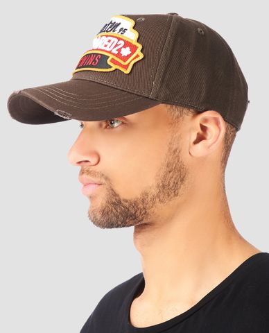  DSQUARED2 - Nón nam bóng chày Caten Twins 