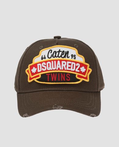  DSQUARED2 - Nón nam bóng chày Caten Twins 