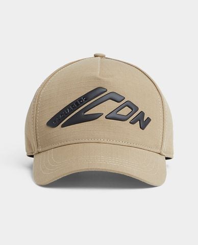  DSQUARED2 - Nón bóng chày nam in logo Ripstop 