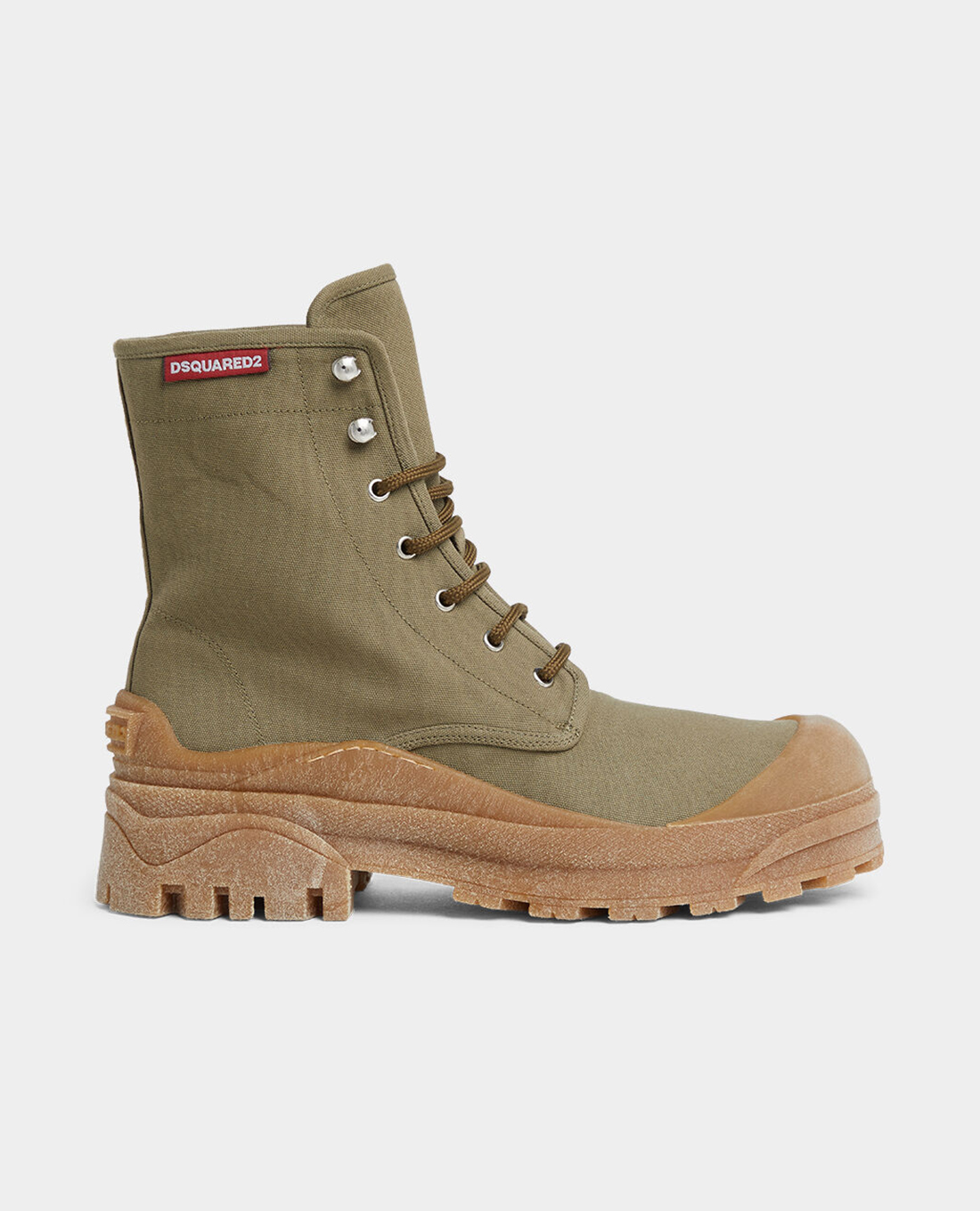 DSQUARED2 - Giày boots nam cổ cao Combat