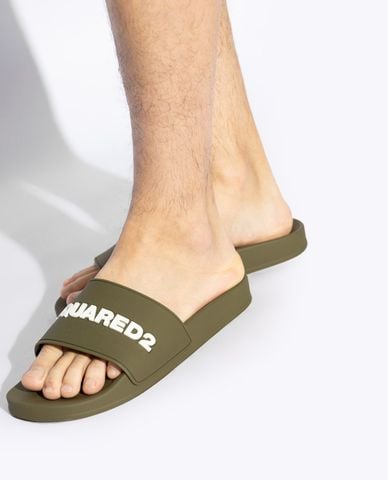  DSQUARED2 - Dép nam quai ngang Be Icona 