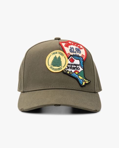  DSQUARED2 - Nón bóng chày nam Canadian Patch 