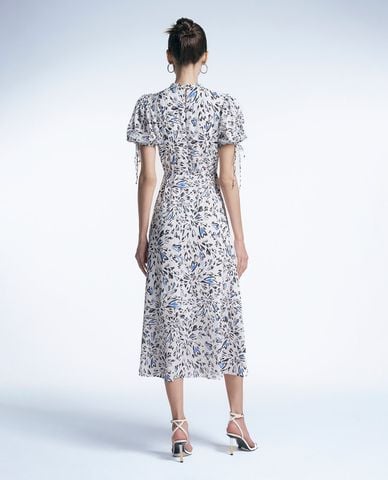  GIGI - Đầm midi cổ tròn tay ngắn trẻ trung 