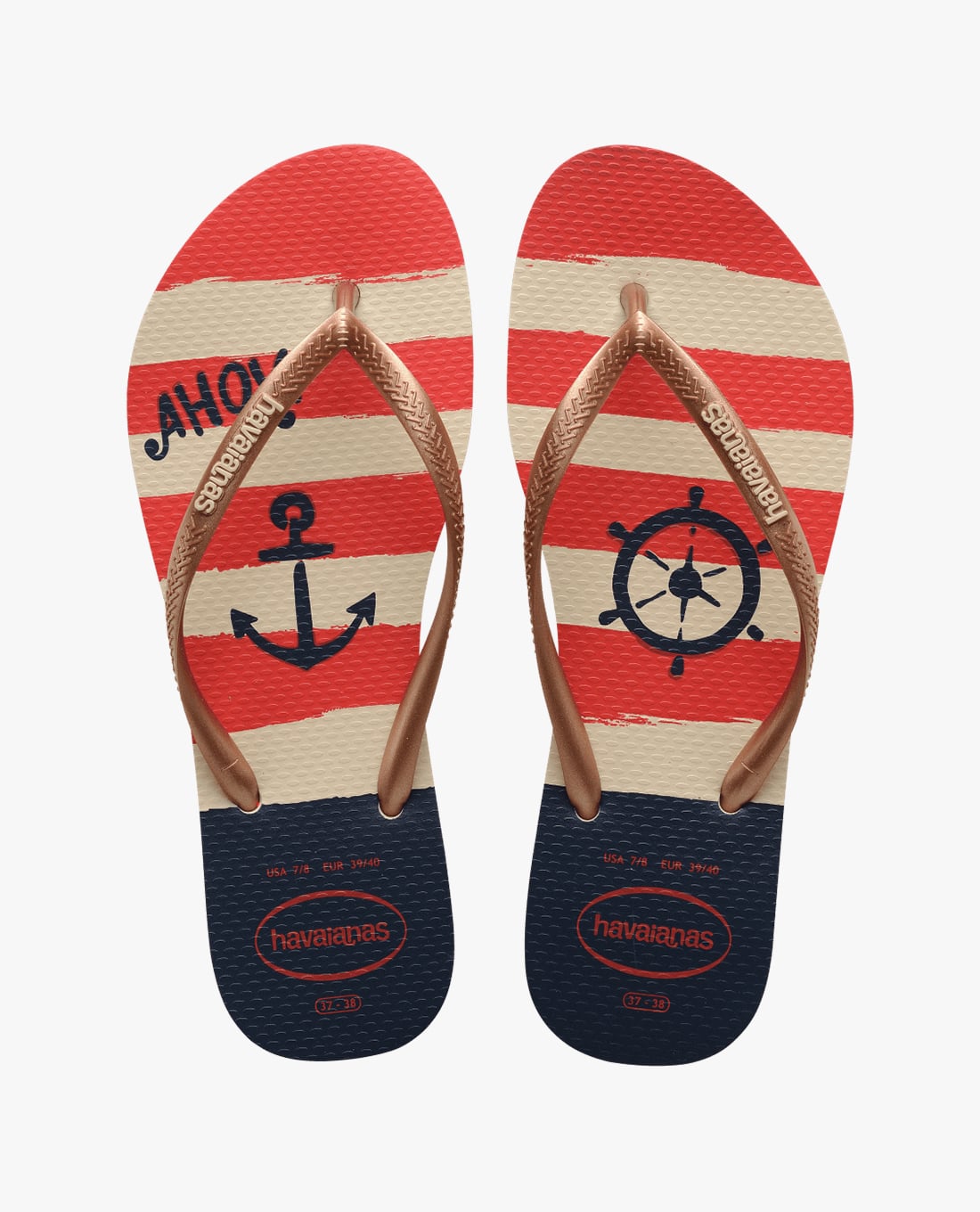 HAVAIANAS - Dép kẹp nữ Slim Nautical