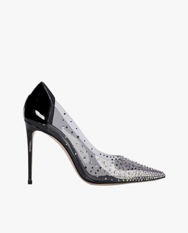  LE SILLA - Giày cao gót nữ bít mũi đính đá Deco Nicole 