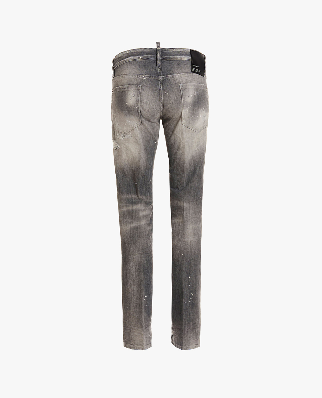 DSQUARED2 - Quần jeans nam ống đứng Black Easy Wash Tidy