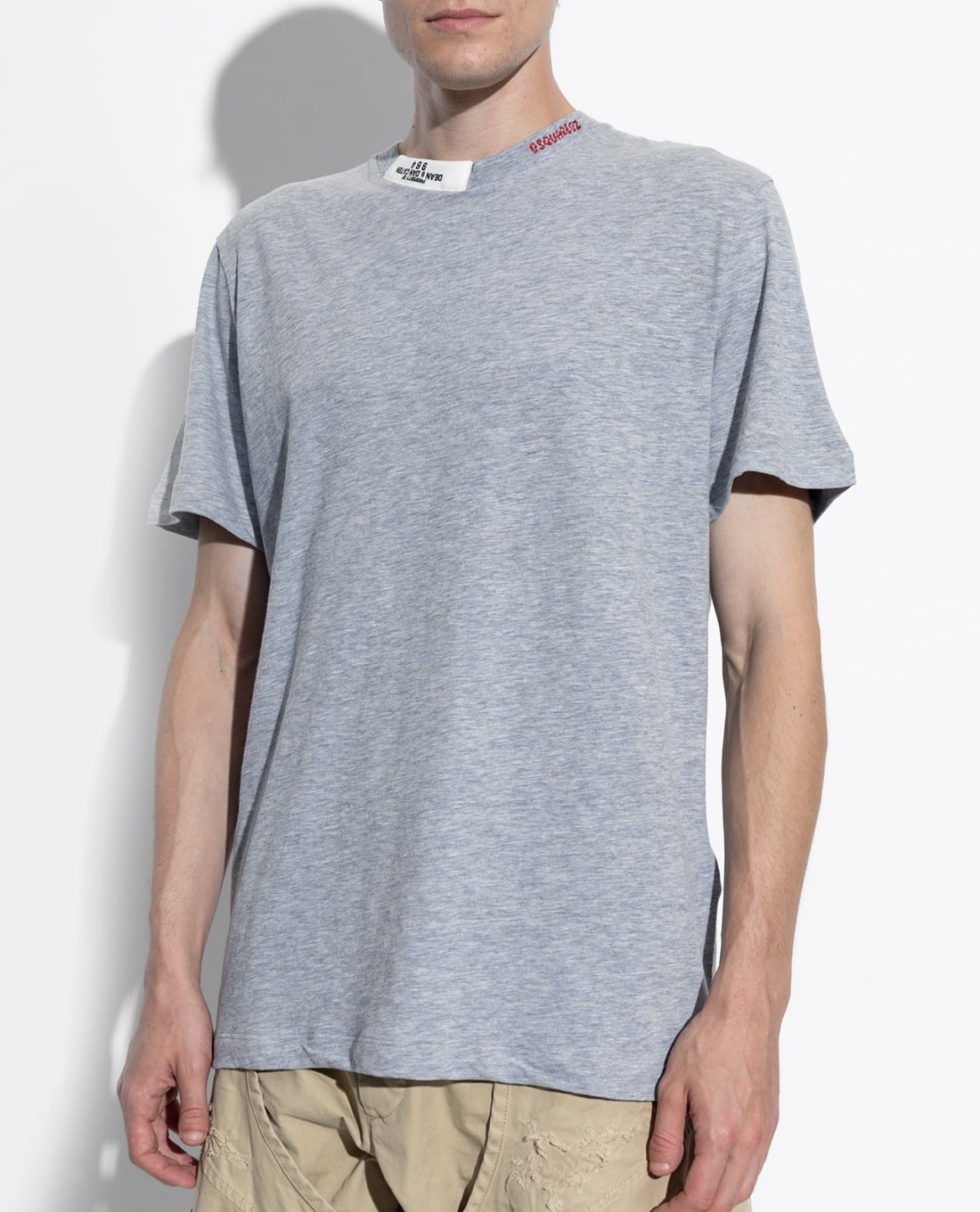 DSQUARED2 - Áo thun nam cổ tròn tay ngắn With Logo