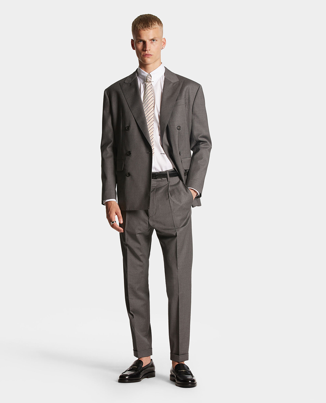 DSQUARED2 - Bộ âu phục nam hai hàng nút Wallstreet