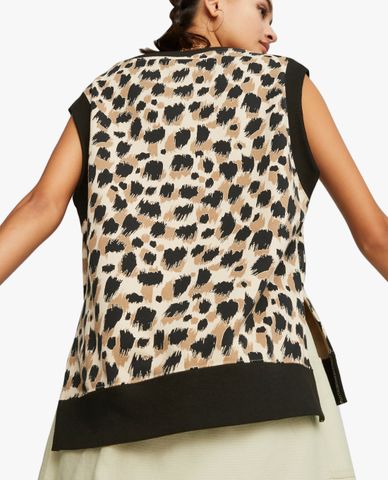  PUMA - Áo khoác gilet cổ V Downtown Printed 