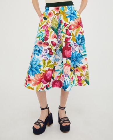  MAX&Co. - Chân váy xếp li midi phối hoạ tiết Risata 