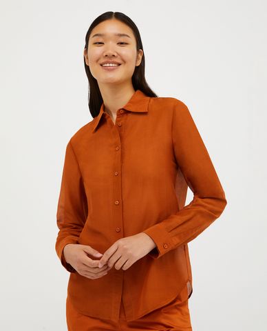  MAX&Co. - Áo sơ mi cổ bẻ tay dài Gondola 