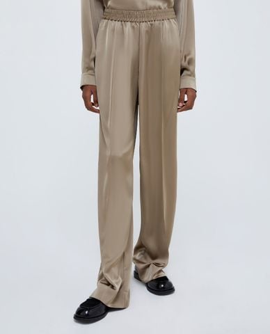  MAX&Co. - Quần nữ ống rộng lưng thun thời thượng Elmi 