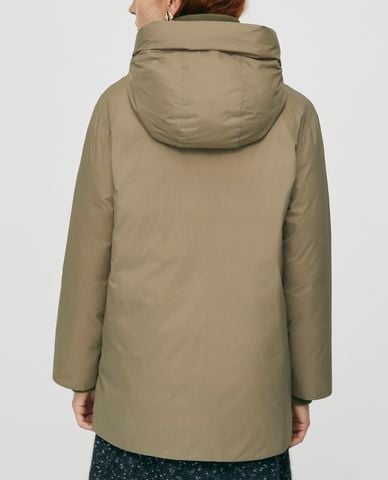  MAX&Co. - Áo khoác kiểu nữ cổ gập tay dài Padded With Hood 