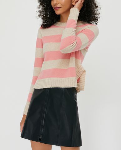  MAX&Co. - Áo sweater nữ tay dài cổ tròn Short Wool And Casmere 
