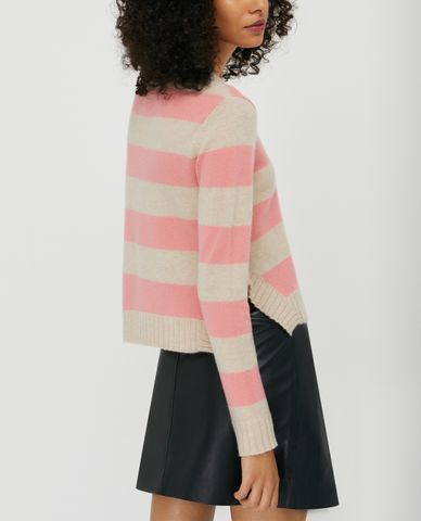  MAX&Co. - Áo sweater nữ tay dài cổ tròn Short Wool And Casmere 