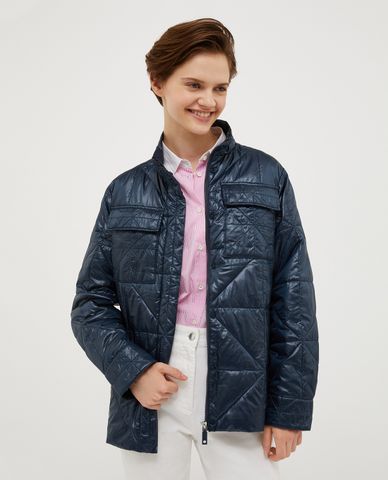  MAX&Co. - Áo khoác phao nữ cổ trụ tay dài Espresso 