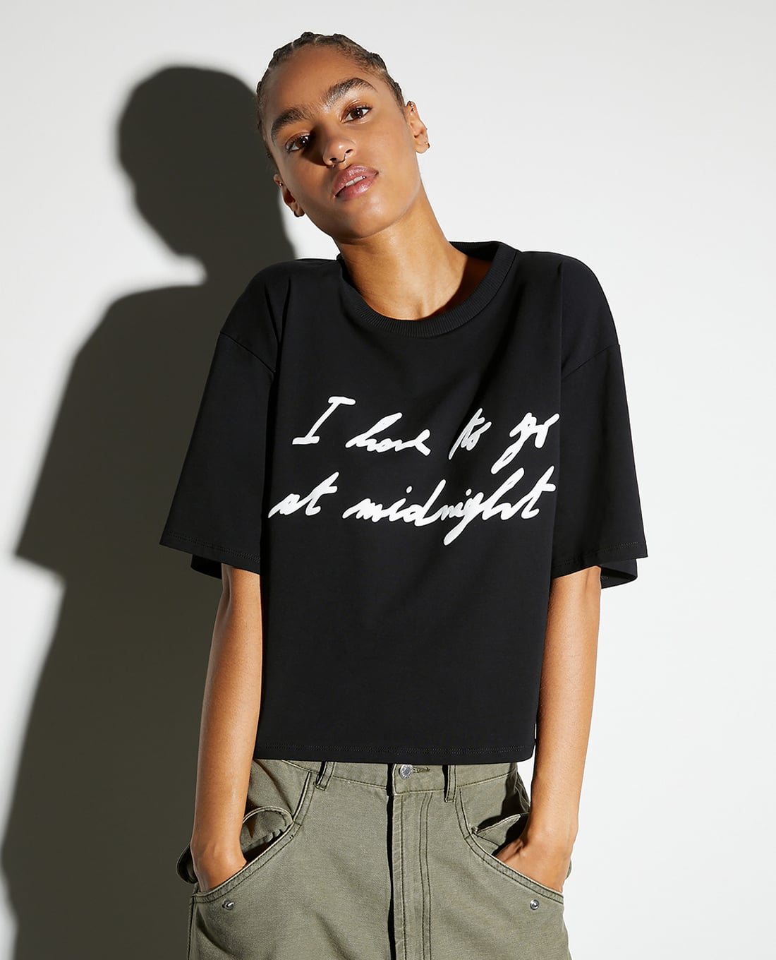 MAX&Co. - Áo thun nữ cổ tròn tay ngắn Boxyclaim