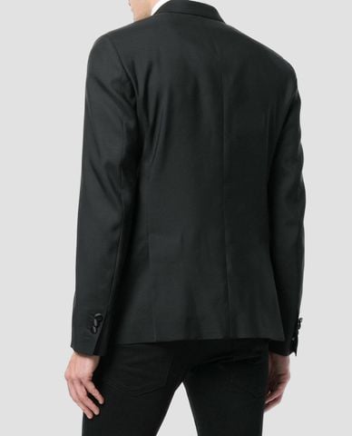  DSQUARED2 - Áo khoác blazer nam phối cổ satin 