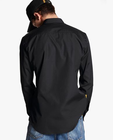  DSQUARED2 - Áo sơ mi nam cổ bẻ tay dài Pac Man Relaxed 