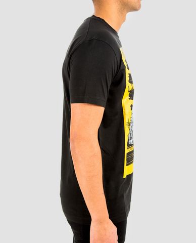  DSQUARED2 - Áo thun nam cổ tròn chữ in Graffiti 