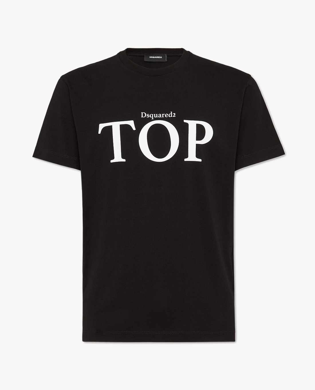 DSQUARED2 - Áo thun nam cổ tròn tay ngắn phối logo Top