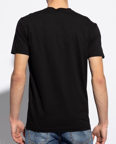  DSQUARED2 - Áo thun nam cổ tròn tay ngắn phối logo trẻ trung 