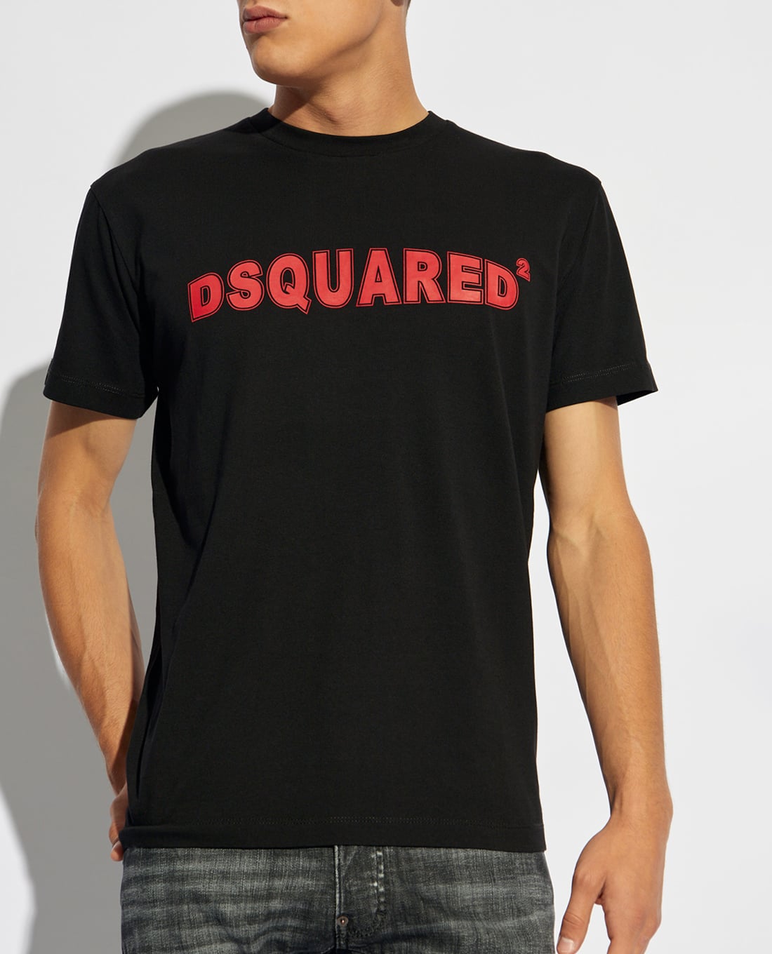 DSQUARED2 - Áo thun nam cổ tròn tay ngắn Cool