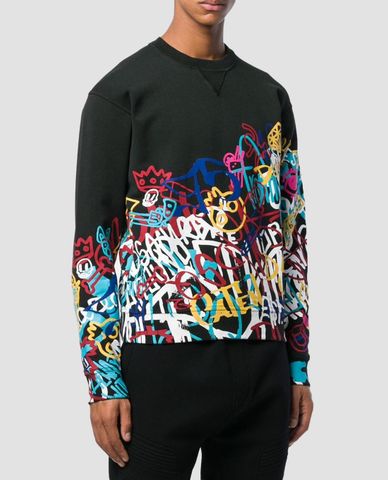  DSQUARED2 - Áo sweater nam tay dài Print Color 