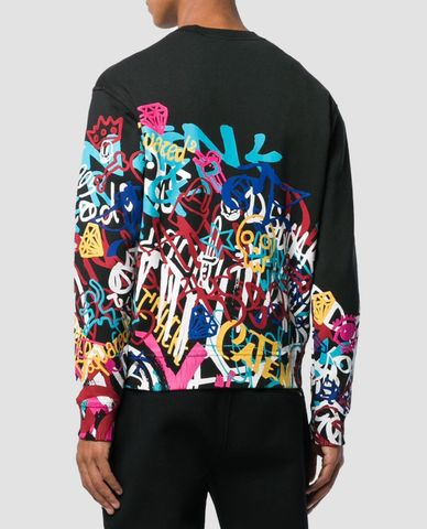  DSQUARED2 - Áo sweater nam tay dài Print Color 