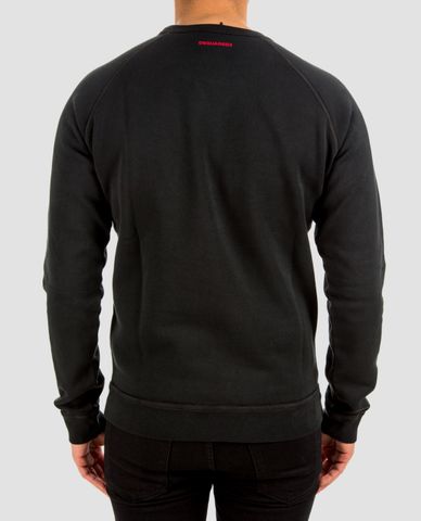  DSQUARED2 - Áo sweatshirt nam phối viền D2 