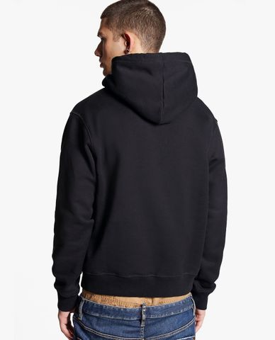  DSQUARED2 - Áo hoodie nam tay dài phom suông D2 Cool 