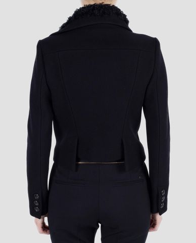  DSQUARED2 - Áo khoác nữ tay dài cổ cao Fur Collar 