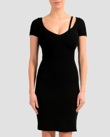  DSQUARED2 - Đầm mini tay ngắn cổ chữ V One-Piece 