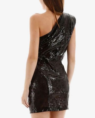  DSQUARED2 - Đầm mini ôm Micro Sequins 