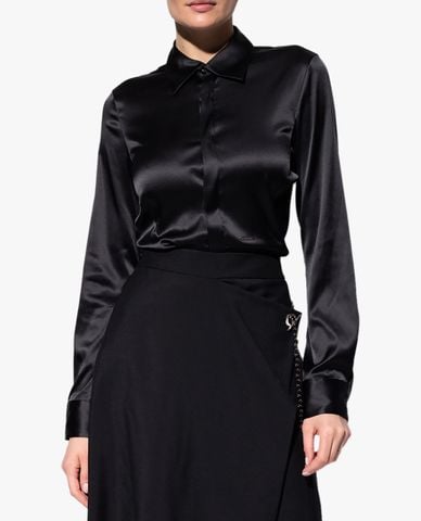  DSQUARED2 - Áo sơ mi nữ tay dài Satin Fitted 