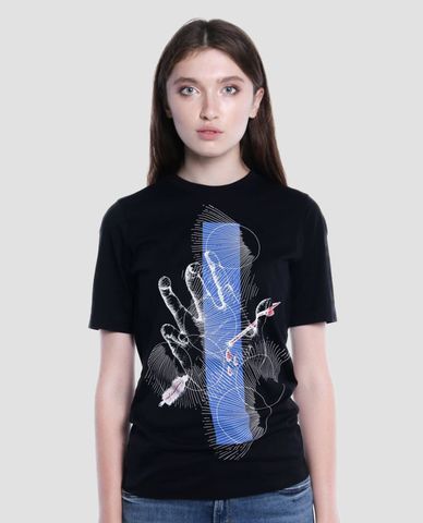  DSQUARED2 - Áo thun nữ cổ tròn tay ngắn Queen 