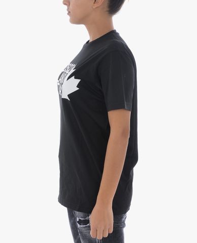  DSQUARED2 - Áo thun nữ ngắn tay cổ tròn Smoke 