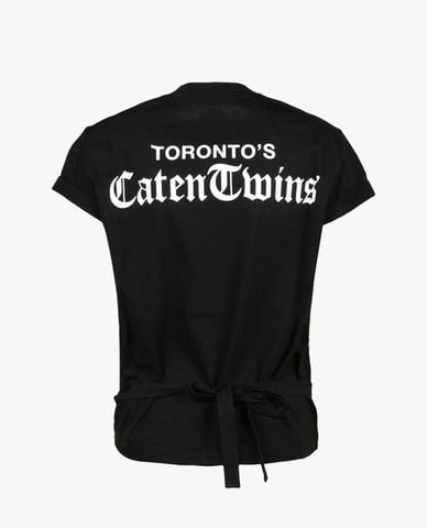  DSQUARED2 - Áo croptop nữ cột dây Caten Twins 