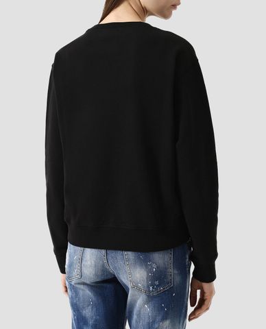  DSQUARED2 - Áo Sweatshirt nữ cổ tròn Dsquared2 logo 