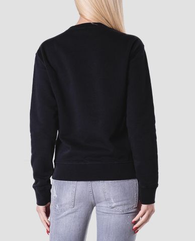 DSQUARED2 - Áo sweatshirt nữ cổ tròn Horse Print 