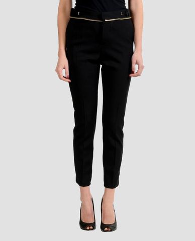  DSQUARED2 - Quần tây nữ phối khóa kéo ở thắt lưng Pleat Front Trousers 