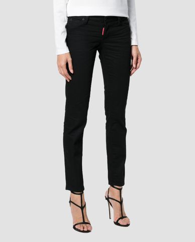  DSQUARED2 - Quần Jeans nữ ống suông Be Cool Be Nice 