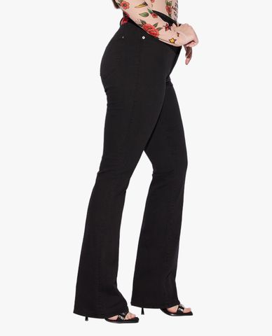  DSQUARED2 - Quần jeans nữ ống loe lưng cao Honey 