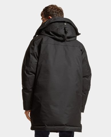  DSQUARED2 - Áo khoác phao nam dáng dài phối mũ Techno 