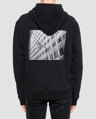  DSQUARED2 - Áo khoác nam cổ cao Black Bomber 