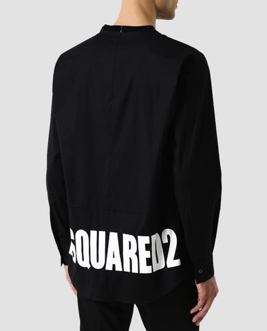  DSQUARED2 - Áo sweatshirt nam cổ tròn Stretch Shirt 