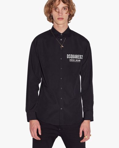  DSQUARED2 - Áo sơ mi nam tay dài Ceresio 9 Drop 