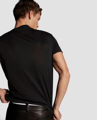  DSQUARED2 - Áo thun nam cổ tròn Pretty Face Printed 