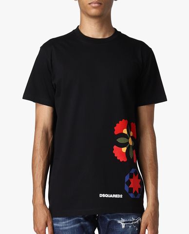  DSQUARED2 - Áo thun nam ngắn tay Prairie Cigarette 